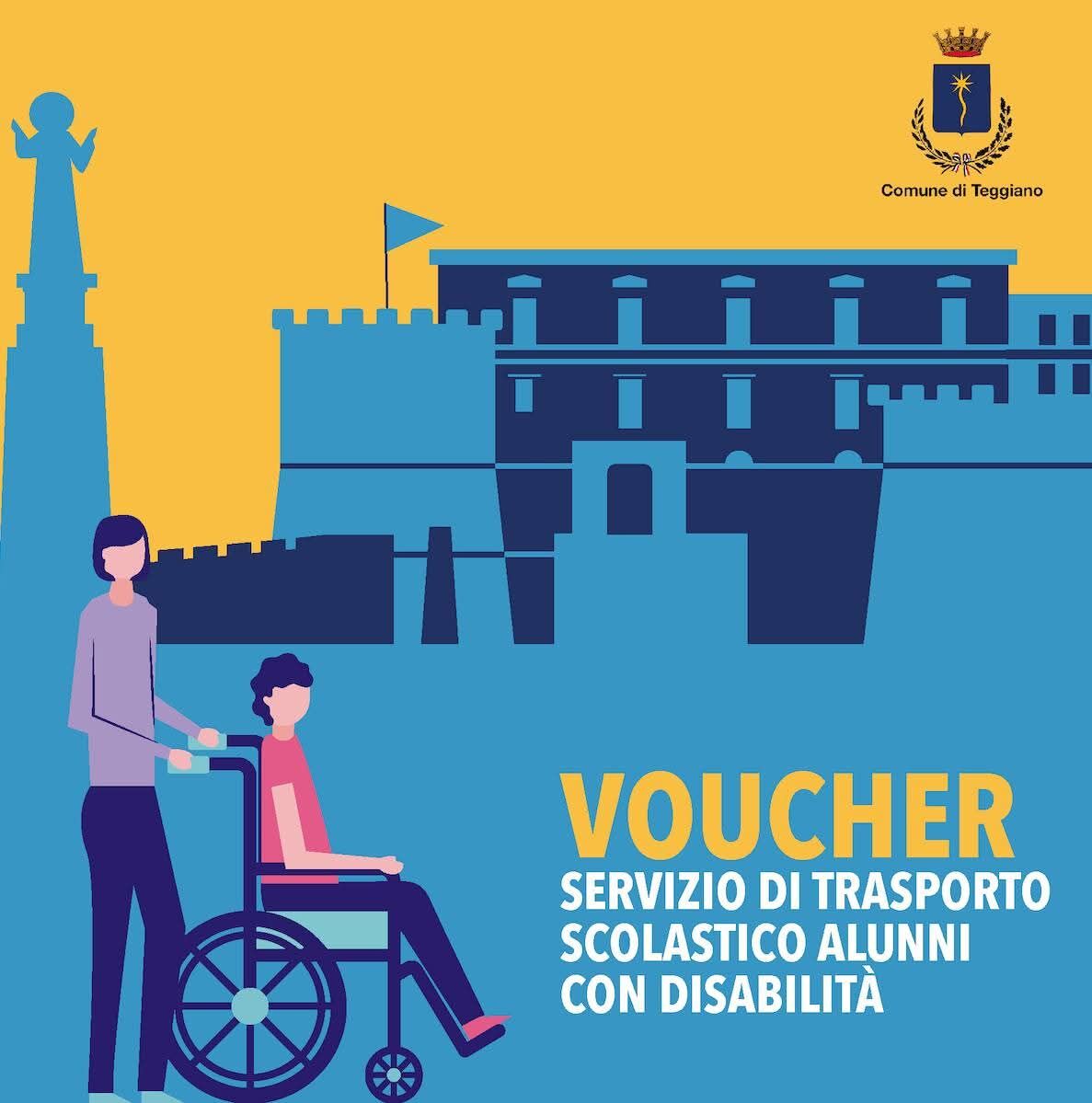 Voucher per  spese di trasporto scolastico alunni con disabilità A. S. 2025/2026.